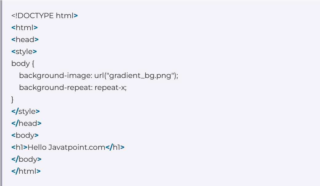 CSS Background Example